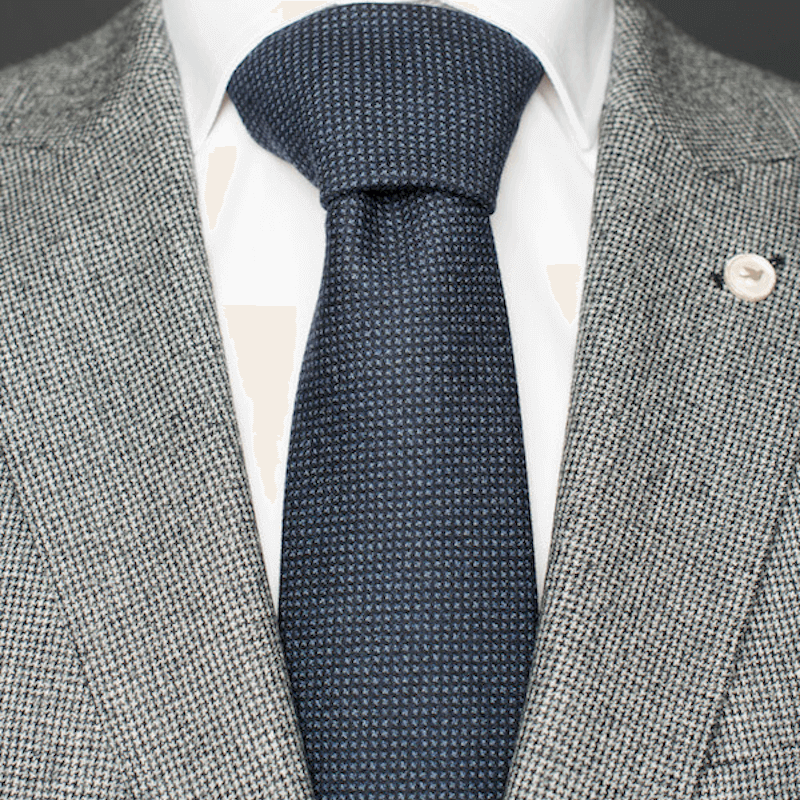 Stropdas donkerblauw