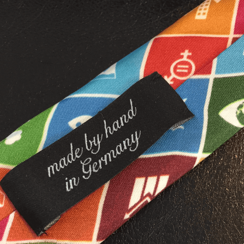 SDG stropdas vierkant